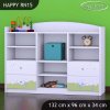 Regál Happy RN15 - modrý medvídek (Barva bílá)