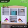 Regál Happy RN15 - růžový hříbeček (Barva bílá)