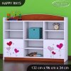 Regál Happy RN15 - srdíčka (Barva bílá)