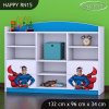 Regál Happy RN15 - superman (Barva bílá)