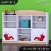Regál Happy RN15 -veselá housenka (Barva bílá)