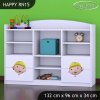 Regál Happy RN16 -  bořek stavitel (Barva bílá)