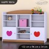 Regál Happy RN16 -  dva květy (Barva bílá)