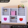 Regál Happy RN16 -  dva květy (Barva bílá)