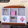 Regál Happy RN16 -  medvídci s balónky (Barva bílá)
