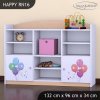 Regál Happy RN16 -  medvídci s balónky (Barva bílá)