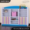 Regál Happy RN16 -  barevné pásky (Barva bílá)