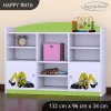 Regál Happy RN16 -  bagr (Barva bílá)