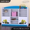 Regál Happy RN16 -  bagr (Barva bílá)