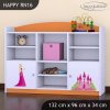 Regál Happy RN16 -  princezna se zámkem (Barva bílá)