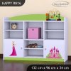 Regál Happy RN16 -  princezna se zámkem (Barva bílá)