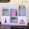 Regál Happy RN16 -  princezna se zámkem (Barva bílá)