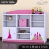 Regál Happy RN16 -  princezna se zámkem (Barva bílá)