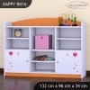 Regál Happy RN16 -  medvídek s balónky (Barva bílá)