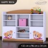 Regál Happy RN16 -  medvídek s mašlí (Barva bílá)