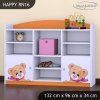 Regál Happy RN16 -  medvídek s mašlí (Barva bílá)