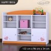 Regál Happy RN16 -  medvídek se srdcem (Barva bílá)