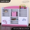 Regál Happy RN16 -  motýlek (Barva bílá)