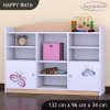 Regál Happy RN16 -  motýlek (Barva bílá)