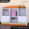 Regál Happy RN16 -  modrý medvídek (Barva bílá)