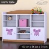Regál Happy RN16 -  pejsek s mašlí (Barva bílá)