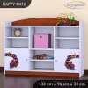 Regál Happy RN16 -  vláček (Barva bílá)