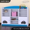 Regál Happy RN16 -  policie (Barva bílá)