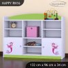 Regál Happy RN16 -  mořská víla (Barva bílá)