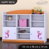 Regál Happy RN16 -  mořská víla (Barva bílá)