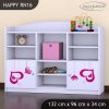 Regál Happy RN16 - padající srdce (Barva bílá)