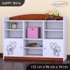Regál Happy RN16 - šťastný medvídek (Barva bílá)
