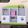 Regál Happy RN16 - usměvavá včelka (Barva bílá)