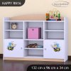Regál Happy RN16 - usměvavá včelka (Barva bílá)