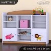 Regál Happy RN16 - veselý zvěřinec (Barva bílá)