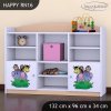Regál Happy RN16 - ZOO (Barva bílá)