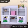 Regál Happy RN16 - ZOO (Barva bílá)