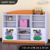 Regál Happy RN16 - ZOO (Barva bílá)