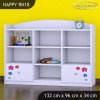 Regál Happy RN18 - delfín (Barva bílá)
