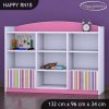 Regál Happy RN18 - barevné pásky (Barva bílá)