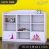 Regál Happy RN18 - princezna se zámkem (Barva bílá)
