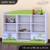 Regál Happy RN18 - motýl s květinou (Barva bílá)