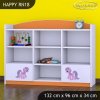 Regál Happy RN18 -  růžový pony (Barva bílá)