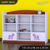 Regál Happy RN18 -  růžový pony (Barva bílá)