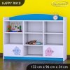 Regál Happy RN18 - růžový a modrý slon (Barva bílá)