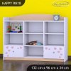 Regál Happy RN18 - růžový slon se srdcem (Barva bílá)