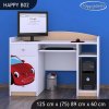 Psací stůl Happy B02 - pohádkové auto (Barva bílá)