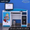 Psací stůl Happy B02 - bořek stavitel (Barva bílá)