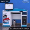 Psací stůl Happy B02 - velká loď (Barva bílá)