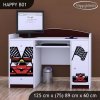 Psací stůl Happy B02 - ferrari (Barva bílá)