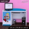 Psací stůl Happy B03 - bořek stavitel (Barva bílá)